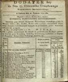 Dziennik Urzędowy Województwa Sandomierskiego, 1832, nr 17, dod. I