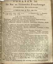Dziennik Urzędowy Województwa Sandomierskiego, 1832, nr 20, dod. III