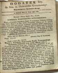 Dziennik Urzędowy Województwa Sandomierskiego, 1832, nr 21, dod. I