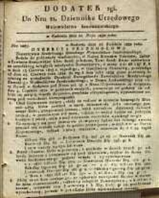 Dziennik Urzędowy Województwa Sandomierskiego, 1832, nr 21, dod. II