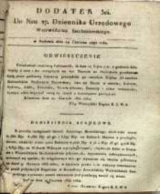 Dziennik Urzędowy Województwa Sandomierskiego, 1832, nr 27, dod. III