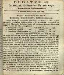 Dziennik Urzędowy Województwa Sandomierskiego, 1832, nr 28, dod. I