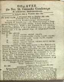 Dziennik Urzędowy Województwa Sandomierskiego, 1832, nr 38, dod.