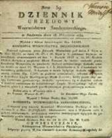 Dziennik Urzędowy Województwa Sandomierskiego, 1832, nr 39