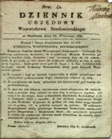 Dziennik Urzędowy Województwa Sandomierskiego, 1832, nr 41