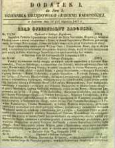 Dziennik Urzędowy Gubernii Radomskiej, 1857, nr 5, dod. I