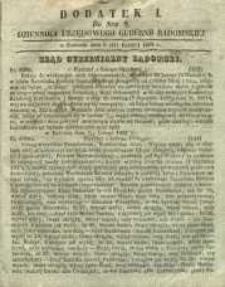 Dziennik Urzędowy Gubernii Radomskiej, 1857, nr 8, dod. I