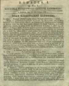 Dziennik Urzędowy Gubernii Radomskiej, 1857, nr 9, dod. I