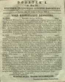 Dziennik Urzędowy Gubernii Radomskiej, 1857, nr 10, dod. I