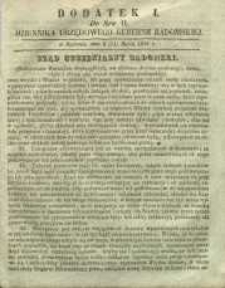 Dziennik Urzędowy Gubernii Radomskiej, 1857, nr 11, dod. I