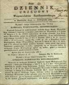 Dziennik Urzędowy Województwa Sandomierskiego, 1832, nr 47