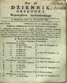 Dziennik Urzędowy Województwa Sandomierskiego, 1832, nr 48