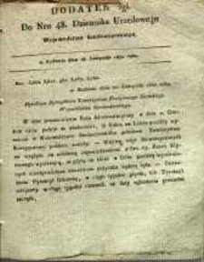 Dziennik Urzędowy Województwa Sandomierskiego, 1832, nr 48, dod. II