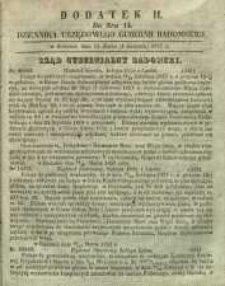 Dziennik Urzędowy Gubernii Radomskiej, 1857, nr 14, dod. II