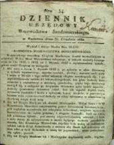 Dziennik Urzędowy Województwa Sandomierskiego, 1832, nr 54