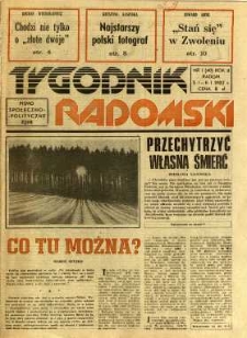 Tygodnik Radomski, 1983, R. 2, nr 1