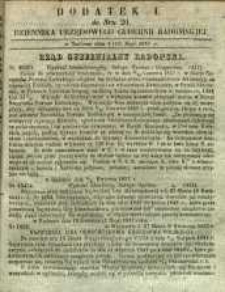 Dziennik Urzędowy Gubernii Radomskiej, 1857, nr 20, dod. I