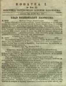 Dziennik Urzędowy Gubernii Radomskiej, 1857, nr 22, dod. I