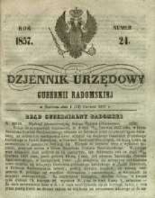 Dziennik Urzędowy Gubernii Radomskiej, 1857, nr 24