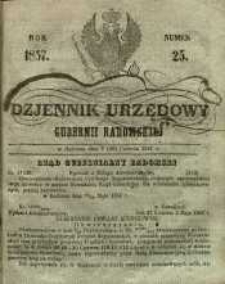 Dziennik Urzędowy Gubernii Radomskiej, 1857, nr 25