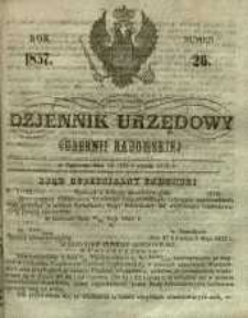 Dziennik Urzędowy Gubernii Radomskiej, 1857, nr 26