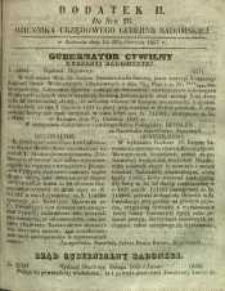 Dziennik Urzędowy Gubernii Radomskiej, 1857, nr 26, dod. II
