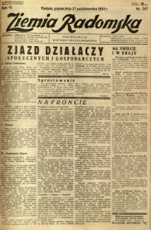 Ziemia Radomska, 1933, R. 6, nr 247