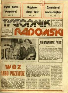 Tygodnik Radomski, 1983, R. 2, nr 15