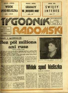 Tygodnik Radomski, 1983, R. 2, nr 19
