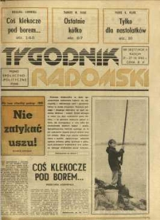 Tygodnik Radomski, 1983, R. 2, nr 38