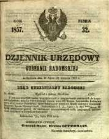 Dziennik Urzędowy Gubernii Radomskiej, 1857, nr 32