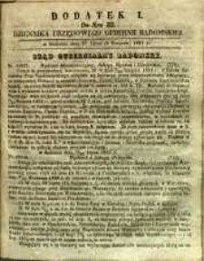 Dziennik Urzędowy Gubernii Radomskiej, 1857, nr 32, dod. I
