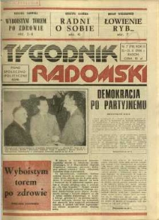 Tygodnik Radomski, 1984, R. 3, nr 7