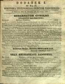 Dziennik Urzędowy Gubernii Radomskiej, 1857, nr 37, dod. I