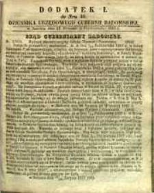 Dziennik Urzędowy Gubernii Radomskiej, 1857, nr 40, dod. I