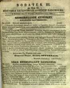 Dziennik Urzędowy Gubernii Radomskiej, 1857, nr 41, dod. III