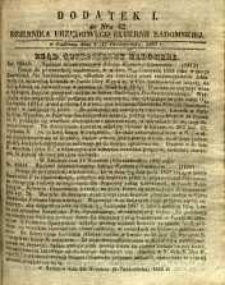 Dziennik Urzędowy Gubernii Radomskiej, 1857, nr 42, dod. I
