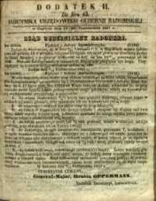 Dziennik Urzędowy Gubernii Radomskiej, 1857, nr 43, dod. II