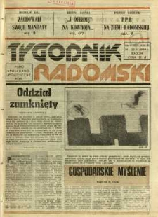 Tygodnik Radomski, 1984, R. 3, nr 11