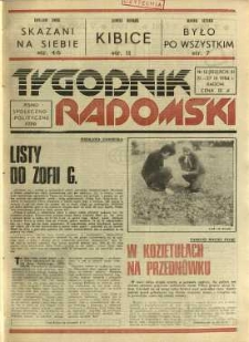 Tygodnik Radomski, 1984, R. 3, nr 12