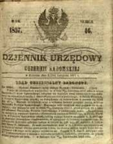 Dziennik Urzędowy Gubernii Radomskiej, 1857, nr 46