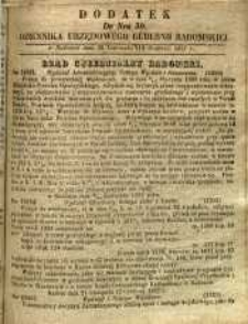 Dziennik Urzędowy Gubernii Radomskiej, 1857, nr 50, dod.