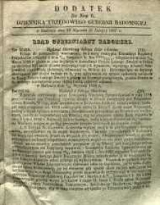 Dziennik Urzędowy Gubernii Radomskiej, 1858, nr 6, dod.