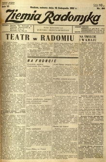 Ziemia Radomska, 1933, R. 6, nr 264
