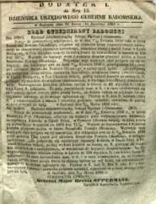 Dziennik Urzędowy Gubernii Radomskiej, 1858, nr 15, dod. I