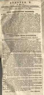 Dziennik Urzędowy Gubernii Radomskiej, 1858, nr 19, dod. II