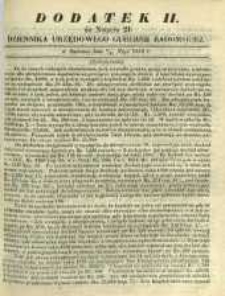 Dziennik Urzędowy Gubernii Radomskiej, 1859, nr 21, dod. II