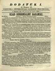 Dziennik Urzędowy Gubernii Radomskiej, 1859, nr 27, dod. I