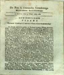 Dziennik Urzędowy Województwa Sandomierskiego, 1833, nr 5, dod.
