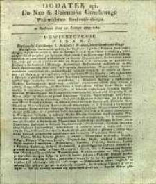 Dziennik Urzędowy Województwa Sandomierskiego, 1833, nr 6, dod. II